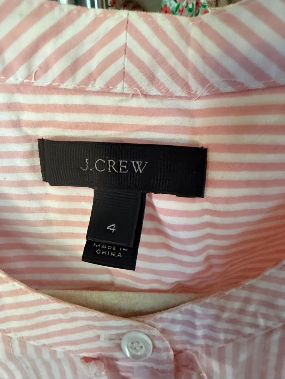 J. Crew Womens Pink and White Striped Ruffle-Front Sleeveless Dress